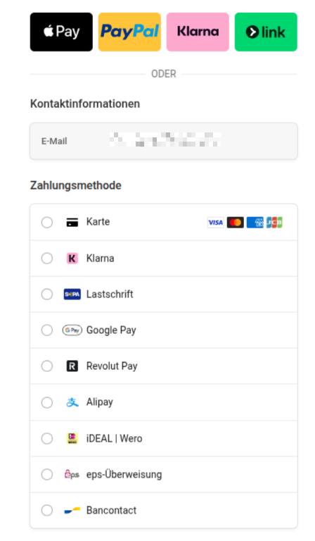 Stripe EUR